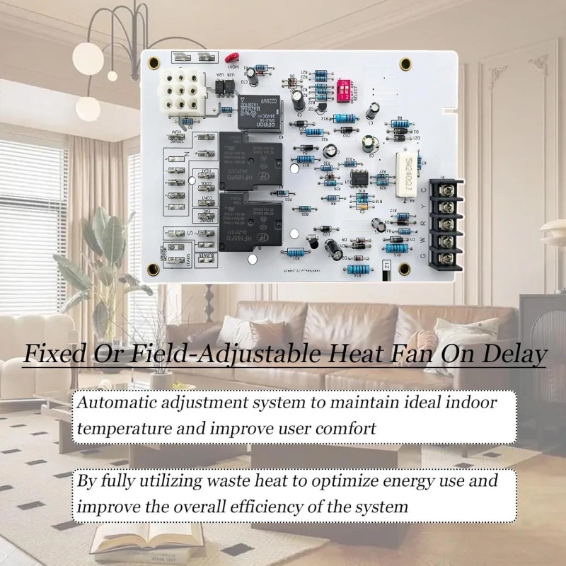 Unbranded ST9103A1002 Replacement Electronic Fan Timer for Oil Furnace Applications