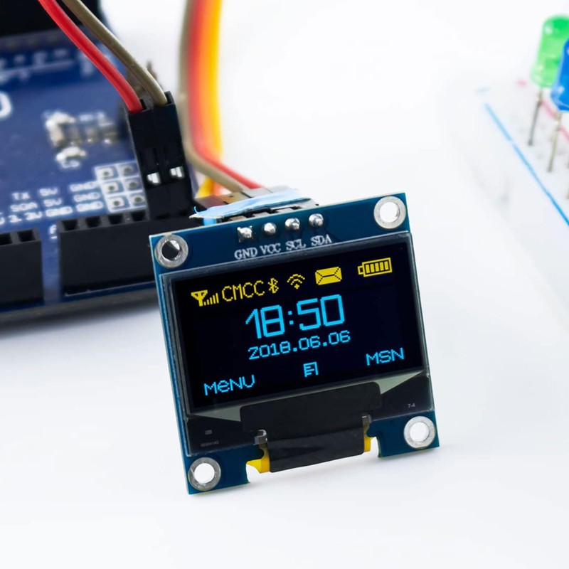APKLVSR 3 x 0.96 Inch OLED Display I2C 128 x
