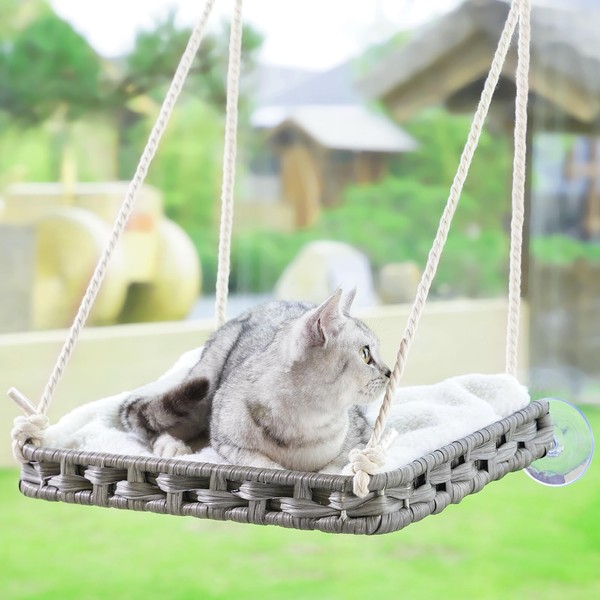 SETVSON Cat Window Perch, Cat Window Hammock Bed for Indoor