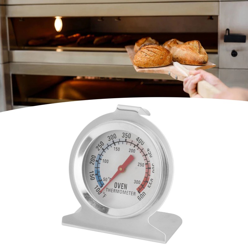 Oven Thermometer High Accuracy Heat Resistant Stainless Steel Thermometer for