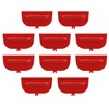 10 x Dividers for Workbench Drawer Trough Unit Red with