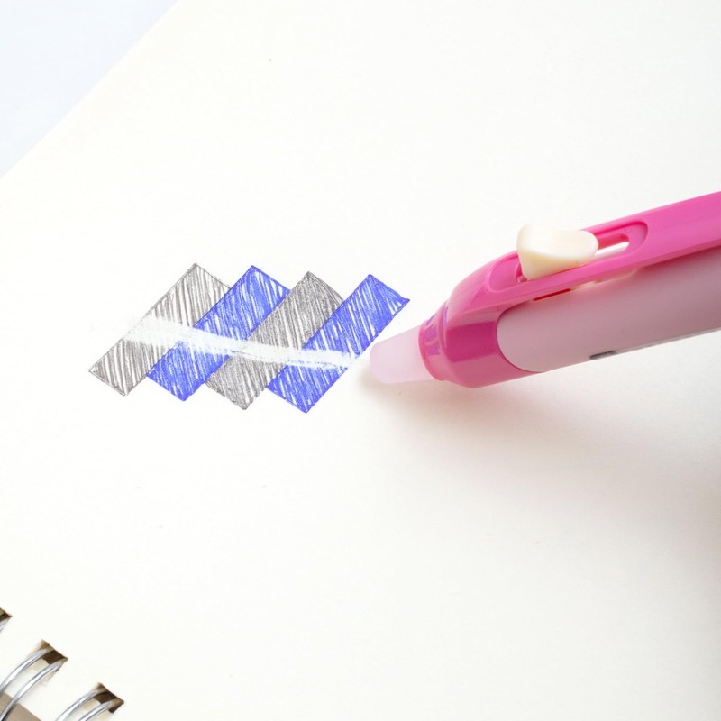 M&G 6 PCS Retractable Erasable Gel Pens, 0.5mm Black Ink