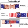 PTDECOR American Flag Dog Collar with Bowtie, Multi Size Adjustable