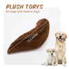Onmygogo Squeaky Plush Dog Toy, Plush Toy Tail Toy for