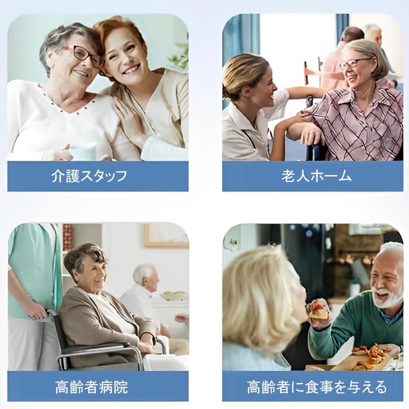 [Kamiqiou] 介護用エプロン お食事エプロン 防水 立体ポケット エプロン おしゃれ お手入れ簡単 食事用 高耐久性