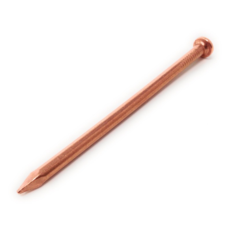 5 Inch Copper Nails - Pack of 10 Large Solid