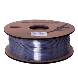 SEPDANCE Shiny Silk PLA Filament, 1.75mm PLA 3D Printer Filament, PLA 3D Printing Filament, Dimensional Accuracy +/- 0.02mm, 1kg Spool(2.2lbs), Silk Silver.