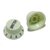 Lime Green guitar control knobs 0-10 scale 2x tone +