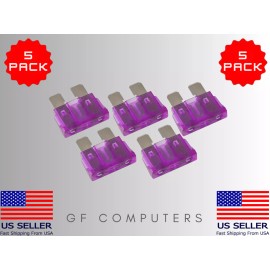 5 Pack 35 AMP ATC/ATO STANDARD Regular FUSE BLADE 35A CAR TRUCK BOAT MARINE RV