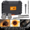 REBRA Screw Extractor and Left-Hand Drill Bit Set, Easy Out