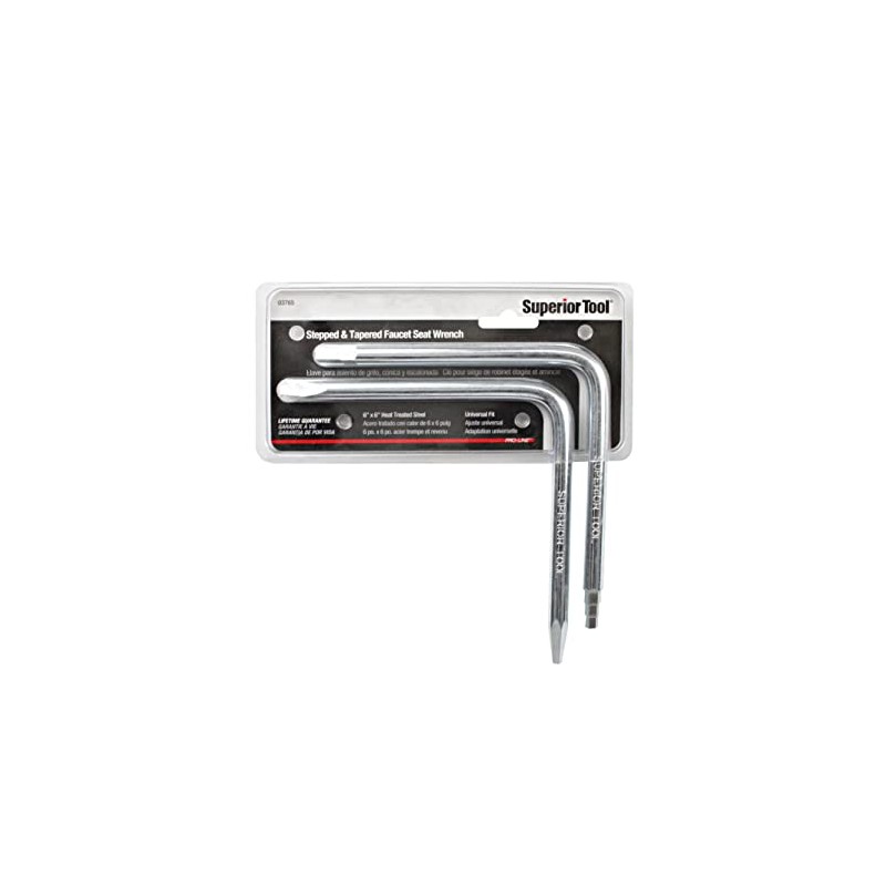 Superior Tool Universal Stepped & Tapered Faucet Seat Wrench Set