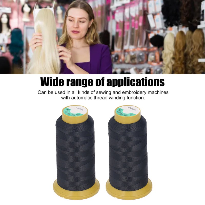 2pcs Sewing Thread Cones High Tensile Strength Preventing Breakage 2187