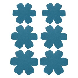 uxcell Pot and Pan Protectors, Set of 6, 3 Different Size Pot Separator for Stacking Felt Pan Protectors Dividers for Protecting Glass Ceramic Plates Cookware, Blue-Thick