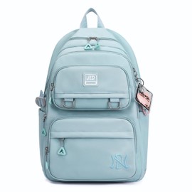 Amythe Schulrucksack Mädchen Rucksack für Teenager – Stylischer und Wasserdichter Daypack Schulranzen für Mädchen 3. - 9. klasse, Lässiger Kinderrucksack Groß für Schule und Reisen, Blau