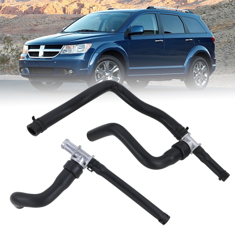 Lqito Heater Hose With TEE Supply-Return Compatible With 2008-2020 Dodge