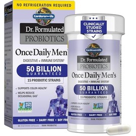 GardenofIife Men Digestive, 30 Count, High Potency for Promoting Bowel Movements and Cleansing the Intestines