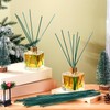 Demissle 50 Pieces Christmas Scented Fir Reed Diffuser Sticks 10