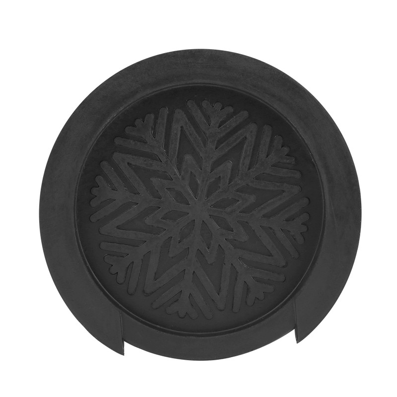 Guitar Mute Pad Sound Hole Cover Black Silicone Musical Instrument