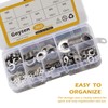 Goysen Stainless Steel Flat Washers, 360PCS Assorted Flat Metal Washers