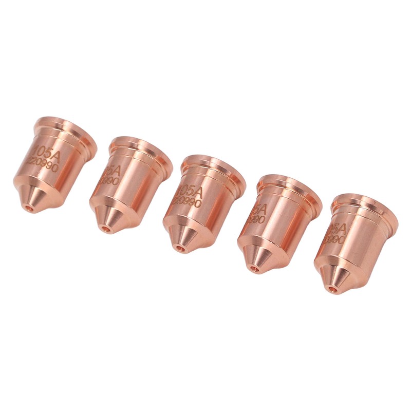 5 Pcs 220990 Nozzle Tip Brass Plasma Cutting Torch Nozzle