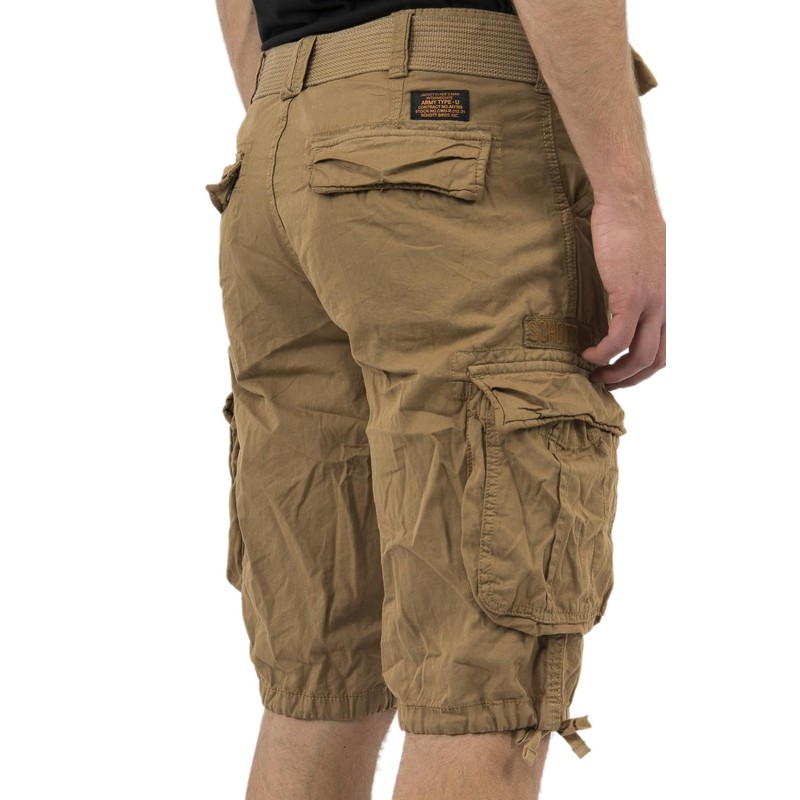 Schott NYC Men's Swimming Shorts, Beige (beige beige)