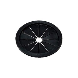 Belca (ベルカ) Japanese Made Drain Cover Sink Flange Rubber 80 Type for 8cm Diameter 7.96×Height 0.6cm Black One-Room Compact Kitchen Mini Kitchen Dishwasher OK SP-213T