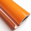 DIYAH 4D Orange Carbon Fiber Vinyl Wrap Sticker with Air