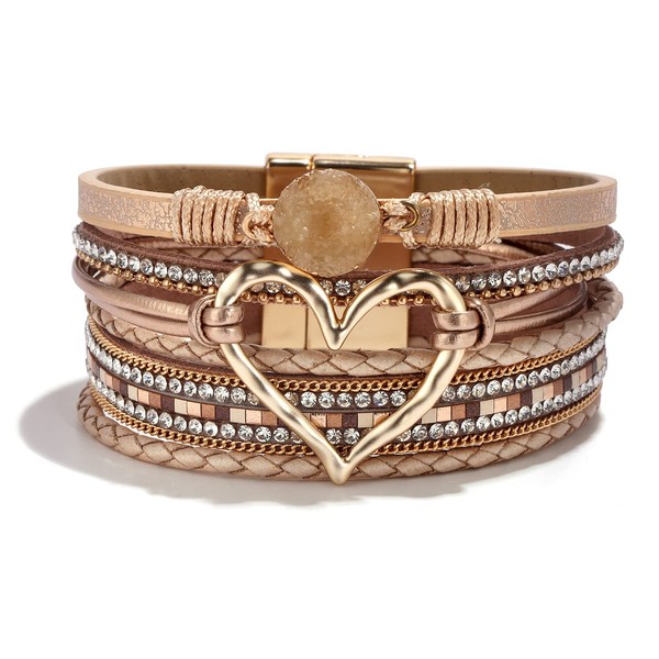 choice of all Leather Warp Bracelets Boho Bracelets for Women