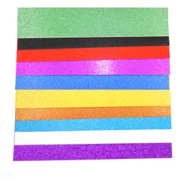 Happium 10pcs A4 Glitter Paper Cardstock 250gsm Glitter Cardstock Paper Mixed Colours Glitter Cardstock Card A4 Glitter Cardstock Craft Card for DIY Craft Decoration