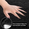 Myting Bathroom Mat Sets 2 Piece, Non Slip Washable Black