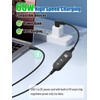 YACSEJAO USB C to DC 5.5x2.1mm Adjustable Voltage Power Cable,