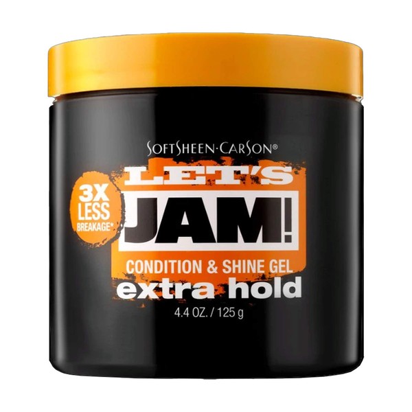 Let's Jam! Condition & Shine Gel, Extra Hold 4.40 ounces (Pack of 6)