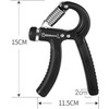 5-60Kg Adjustable Power Hand Grip Forearm Exerciser Gripper Strengthener Trainer