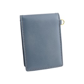 Emono Pass Case, Commuter Pass Case, 3 Sided, Bifold, blue