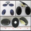 Oval Safety Noses Buttons Eyes 6 Pieces (Black, 27mm)