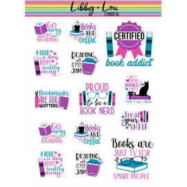 Reading Quotes Planner Sticker | Libby and Lou Sticker Co