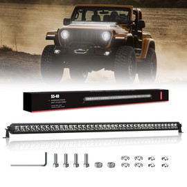 LED Light Bar 42 inch, 4WDKING 200W Off Road LED Spot Flood Combo Work Light High Bright Truck Driving Fog Lamp IP69K Waterproof for Truck Cars ATV UTV Boat