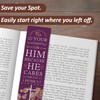 ANZON MORIES 48 Pieces Christian Scripture Bookmarks with Bible Verse