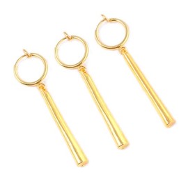 Zoro Earring Zoro Ear Clip Costume Cosplay Earrings, Gold, Clip On