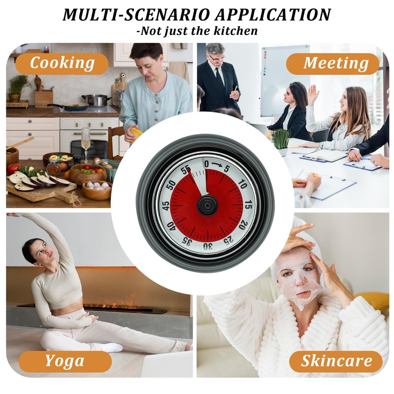 Kitchen Timer for Cooking,Chef Cooking Timer Clock with Loud Alarm,