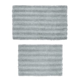 CHESAPEAKE MERCHANDISING Cannon 2Pc Spa Blue Bath Rug (17"x24" & 21"x34")