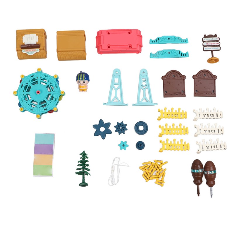 Kid Assembled Ferris Wheel Toy Nut Disassembled Maunal Ferris Wheel