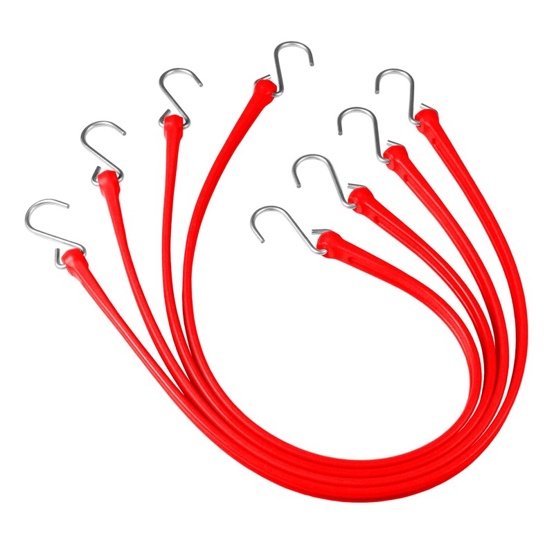 The Perfect Bungee 36" Heavy-Duty Bungee Strap, 4-Pack, Red –