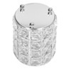 Crystal Makeup Brush Holder European Style Rounded Crystal Glass Cosmetic