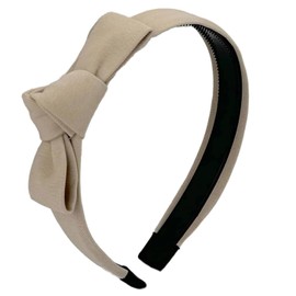 Doyime Headband Hair Accessory, Ribbon Book, Hair Ornament, Hair Clip, Hair Style, Elegant, Everyday, Commute, School, Travel, Birthday Party, Anniversary, Graduation Ceremony, Girl, Khaki