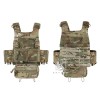KRYDEX Low Vis Slick Molle Plate Carrier & Tactical Placard
