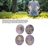 4Pcs Reiki Symbols Stones Smoother Surfaces Engraved Reiki Stones for