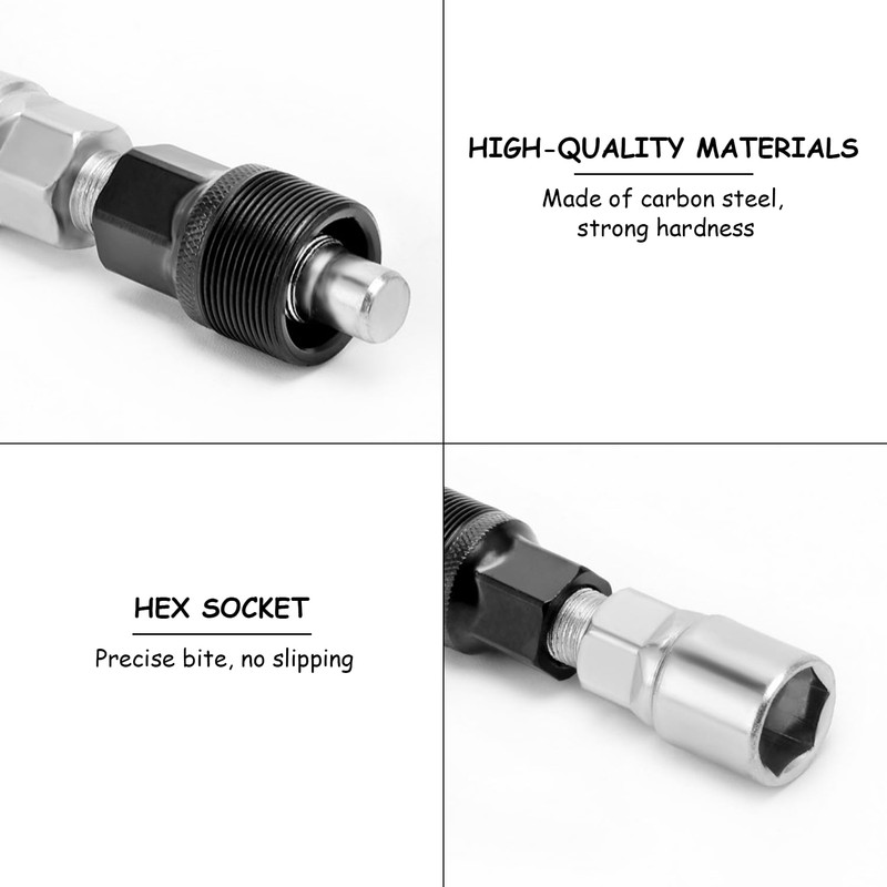 HDGSAFD 1 Piece Bicycle Bottom Bracket Remover Bike Crank Puller