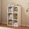 OSCHF 6-Cube Storage Shelf Bookcase - Wooden 3-Tier Floor Standing