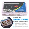 Glarks 230Pcs M3 M4 M5 M6 M8 M10 M12 Half